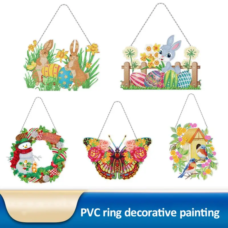 

Картина особой формы, Пасхальный венок кролика, искусство, поделки, фотогирлянда, дверь, настенное украшение, подарки