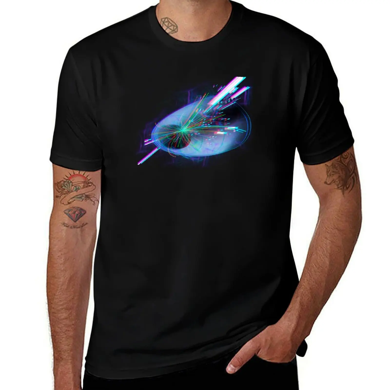 Футболка Higgs boson роскошные дизайнерские однотонные футболки для мужчин хлопок |