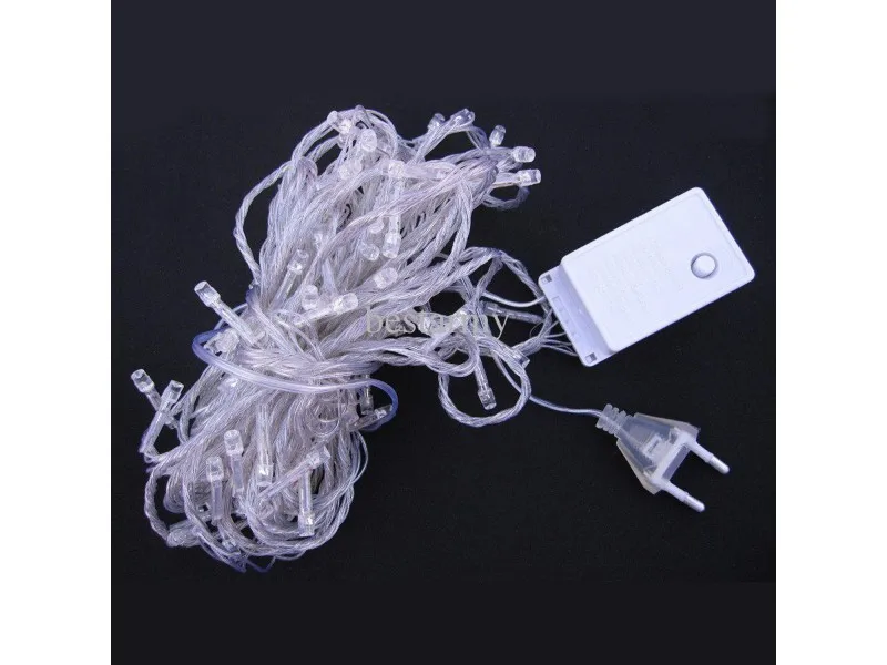 

100 Led white christmas tree light Led bulb fairy Led string lights wedding party decoration garden lighting tree ornament lamp