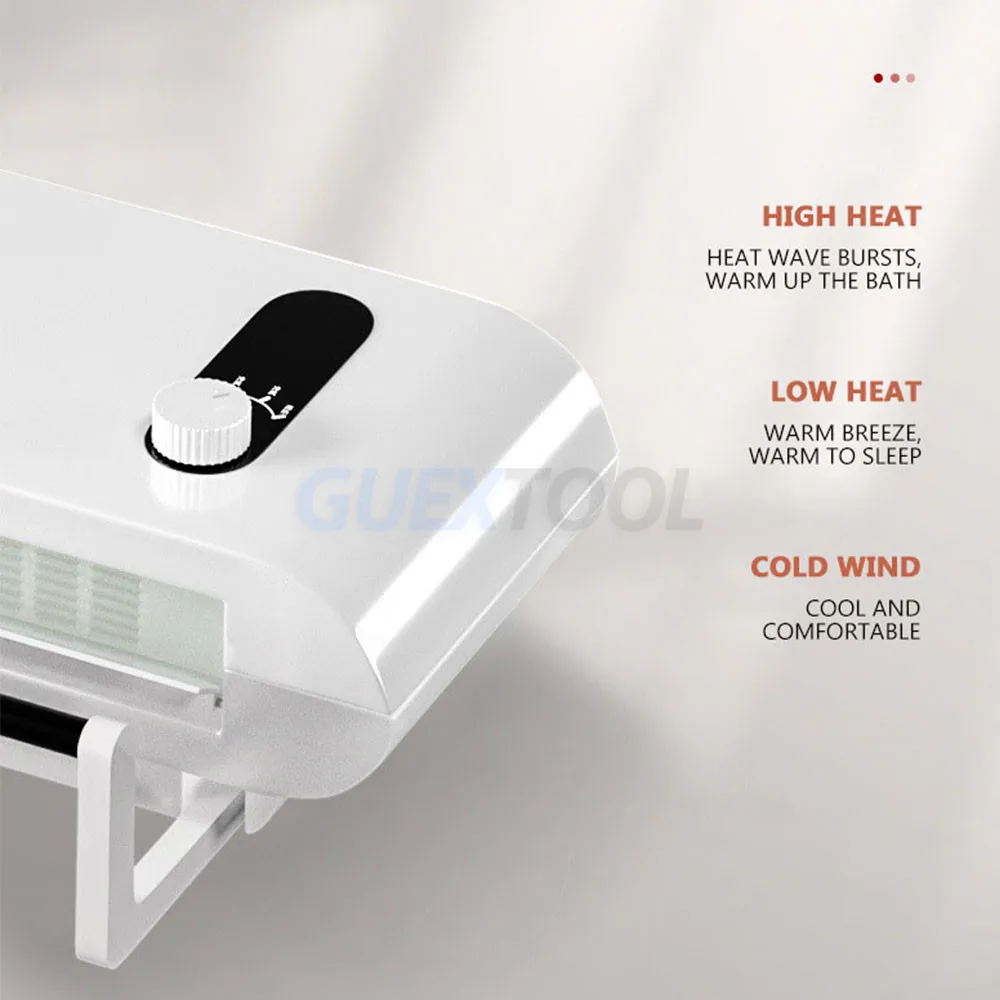 Электрический настенный обогреватель водонепроницаемый вентилятор с