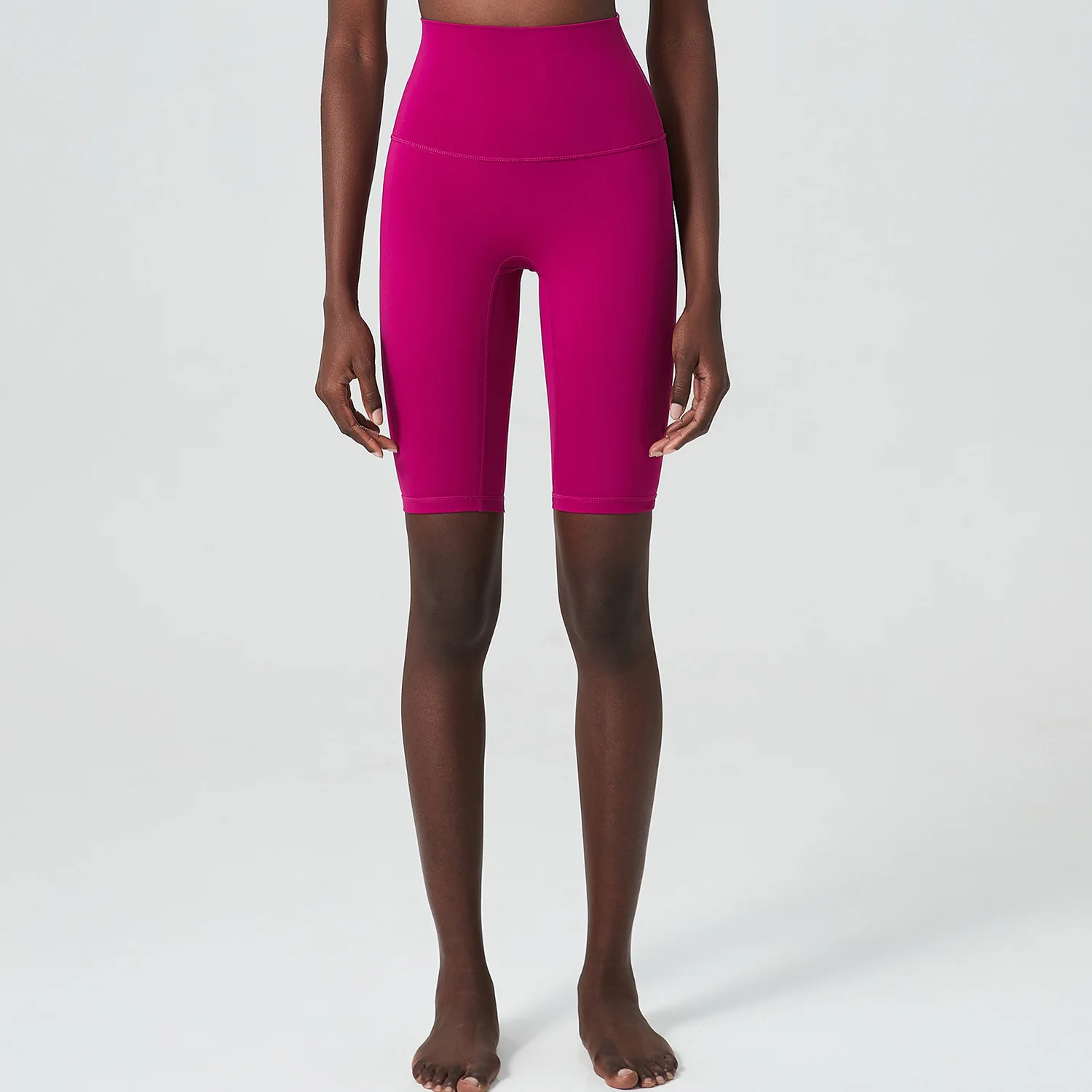 Withered 2023 Fashion Casual Comfortable Stretch Yoga Bermuda Women High Waist Sports Tight Cycling Pants Lycra Gym Shorts Ladie