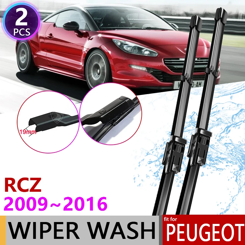 

Щетки стеклоочистителя для Peugeot RCZ 2009 ~ 2016 лобового стекла, аксессуары для автомобиля 2010 2011 2012 2013 2014 2015