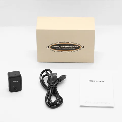 Мини-GPS-трекер GF09 для автомобиля, устройство для отслеживания местоположения в режиме реального времени, с голосовой записью, с защитой от потери, позиционер для детей и домашних животных, собак