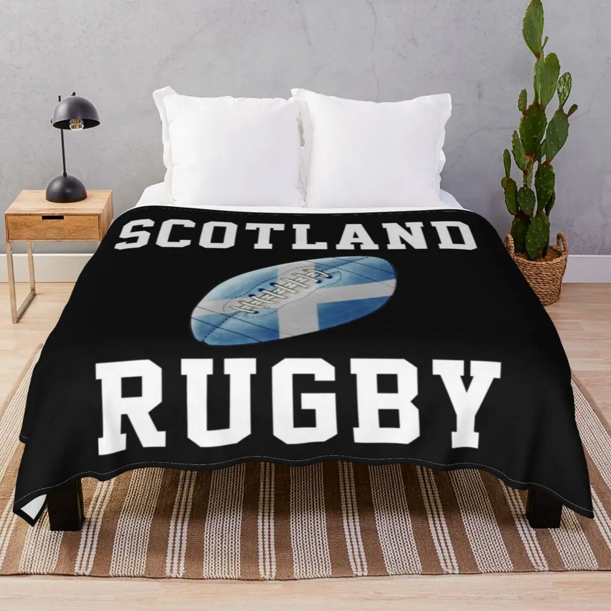 

Шотландское одеяло для регби, ультрамягкое Флисовое одеяло с принтом, унисекс, плед для кровати, дома, дивана, путешествия, офиса