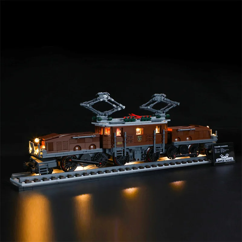 

WOBRICKS LED Light Kit for 10277 Crocodile Locomotive Building Blocks Set (NOT Include the Model) Bricks Toys for Children