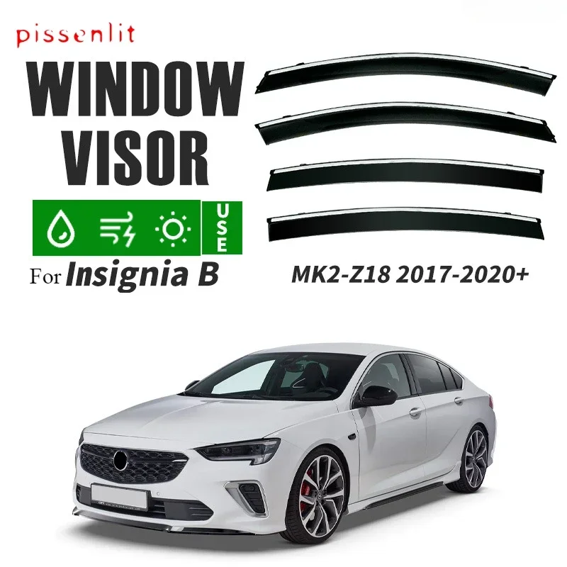 Для OPEL Vauxhall Insignia A B Weathershie аксессуары яркие полосы дефлекторы козырьки дождевик