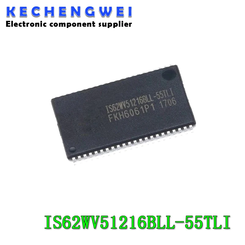 

1pcs/lot IS62WV51216BLL-55TLI IS62WV51216BLL TSOP-44 Original Memory Chip