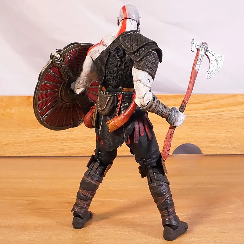 NECA: God of War Классическая игра PS4 Kratos Фигурка ПВХ Коллекционная модель Игрушки Кукла