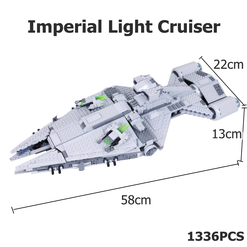 

Compatible 75315 Imperial Light Cruiser Kit Set 1336pcs Building Blocks Bricks Educational Toys For Kids Christmas Birthday Gift