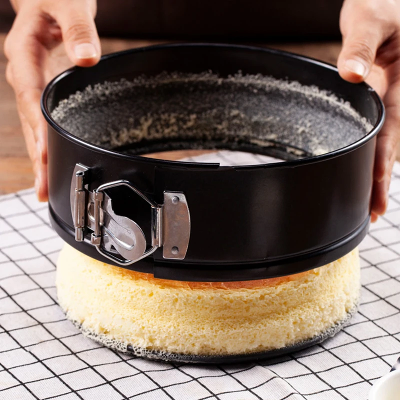 

3 шт./компл. круглая бриллиантовая сковорода для выпечки с антипригарным покрытием, съемное дно для выпечки, герметичный инструмент для чизк...