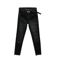py1018 2020 spring summer autumn new women fashion casual denim pants woman female ol big size jeans