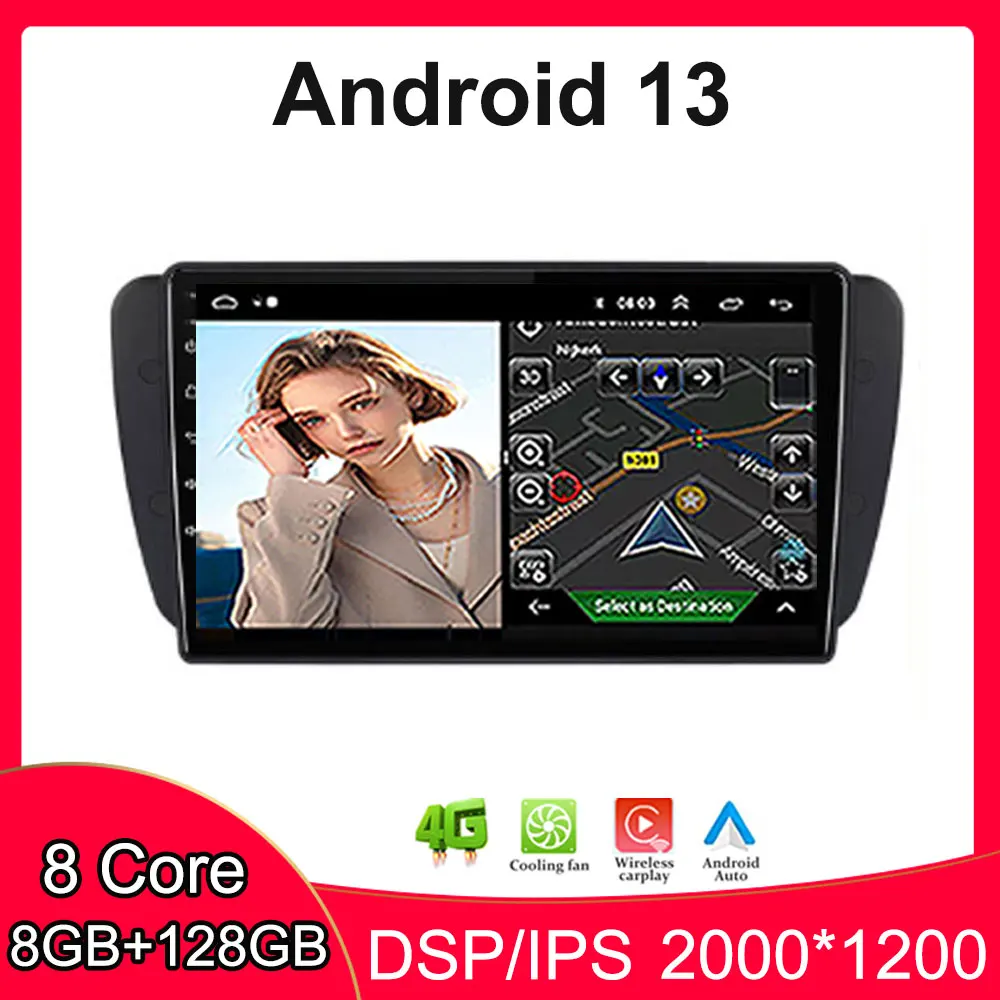 

Android 13 для SEAT Ibiza 6J IV 4 2008 - 2015 GPS No 2Din Автомобильные аксессуары Радио Мультимедийный видеоплеер Навигация стерео