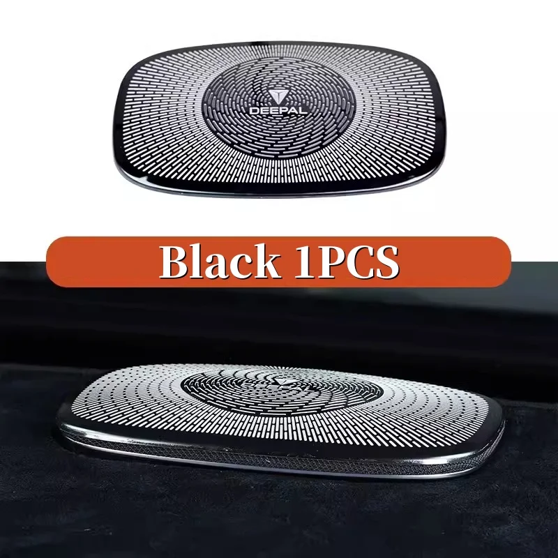 

Для Changan Deepal S7 2023 2024, рама приборной панели из нержавеющей стали, динамики, звуковой инструмент, крышка звукового сигнала, декоративная панель, накладка