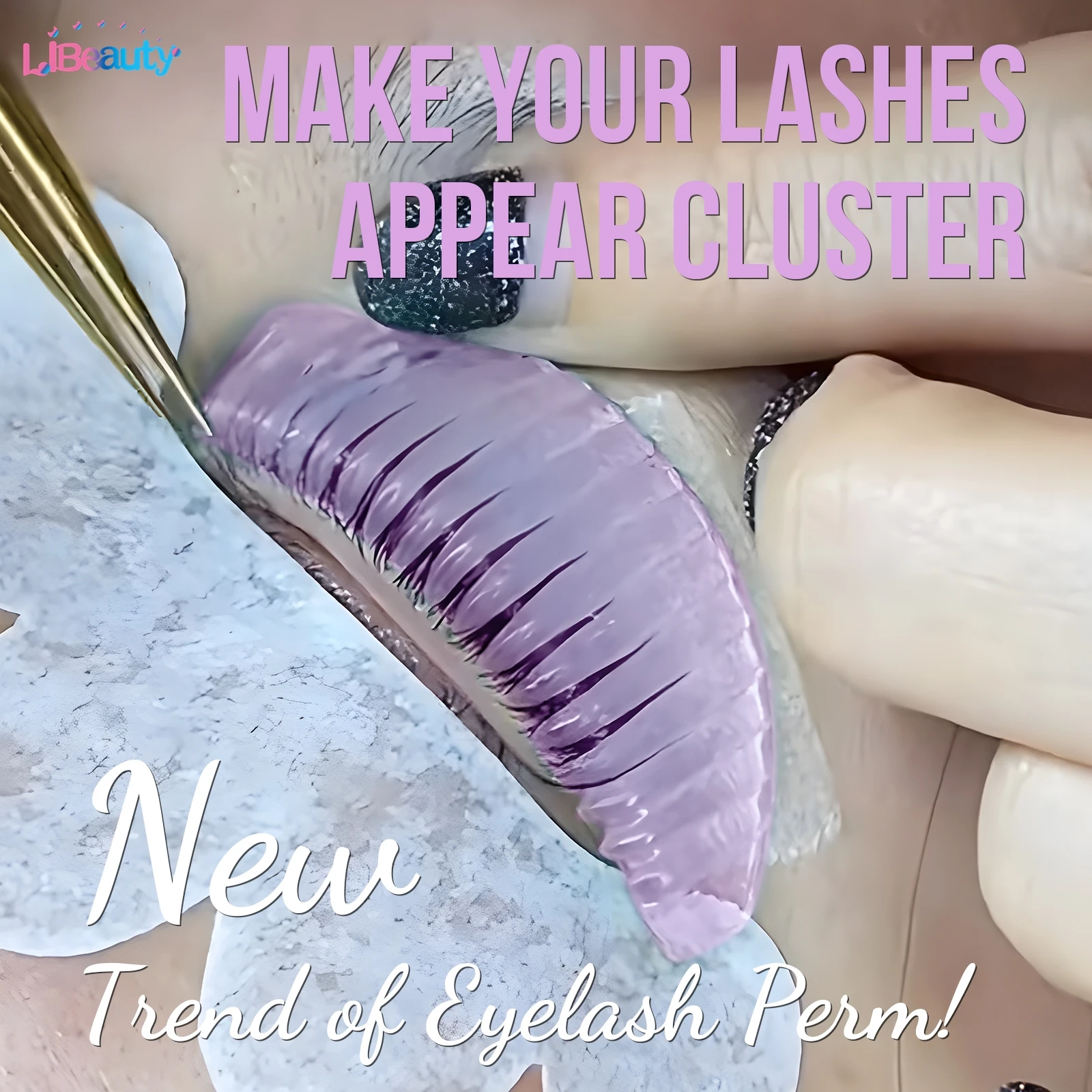 Libeauty C Curl 4 пары многоразовые фотообои Пермь стержень липкие ресницы подъемный