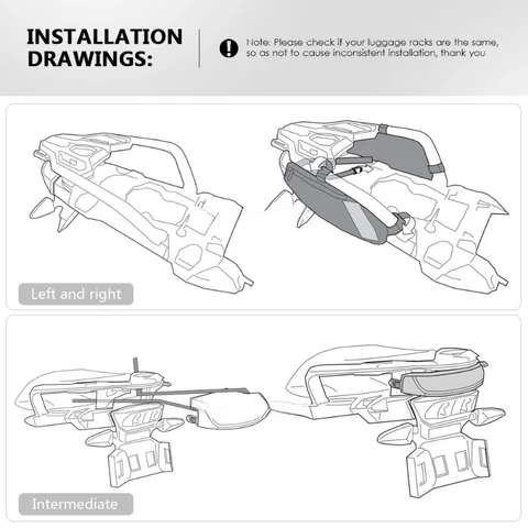 Для BMW R 1250 GS 1200 R1250GS R1200GS LC F750GS F850GS аксессуары багажник под сумкой дорожный инструмент для хранения водонепроницаемые сумки