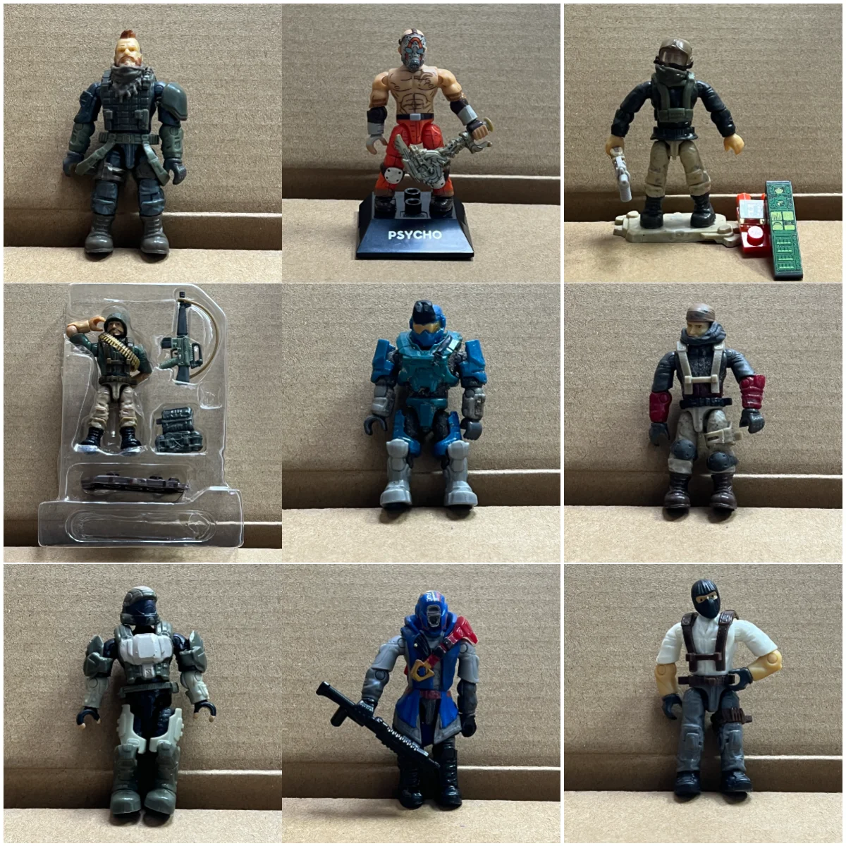 Mega BLOKS Construx Коллекционные фигурки игрушечные аксессуары для воинов с тресками