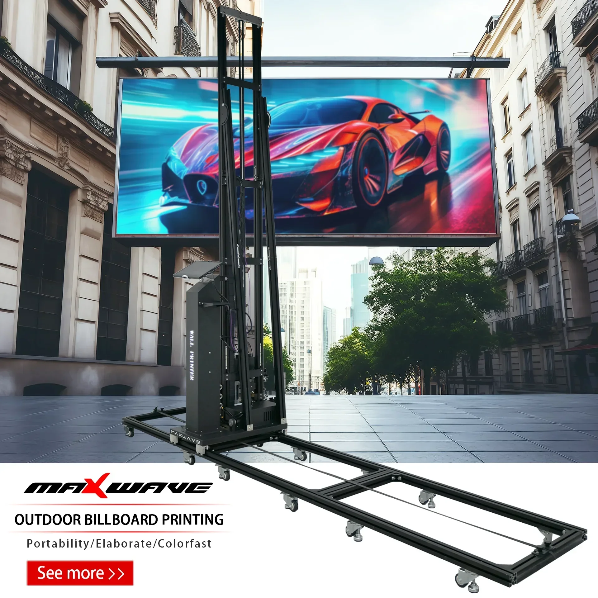 3D-принтер для рисования стен вертикальный цифровой принтер печати на стенах