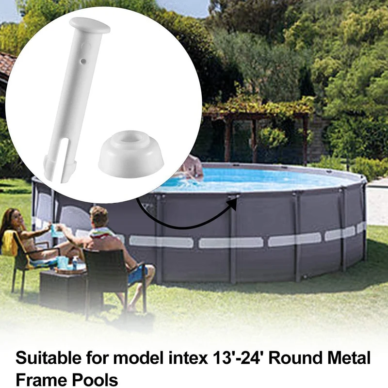 12 шт. пластиковые штифты для соединения бассейна и резиновых уплотнений Intex