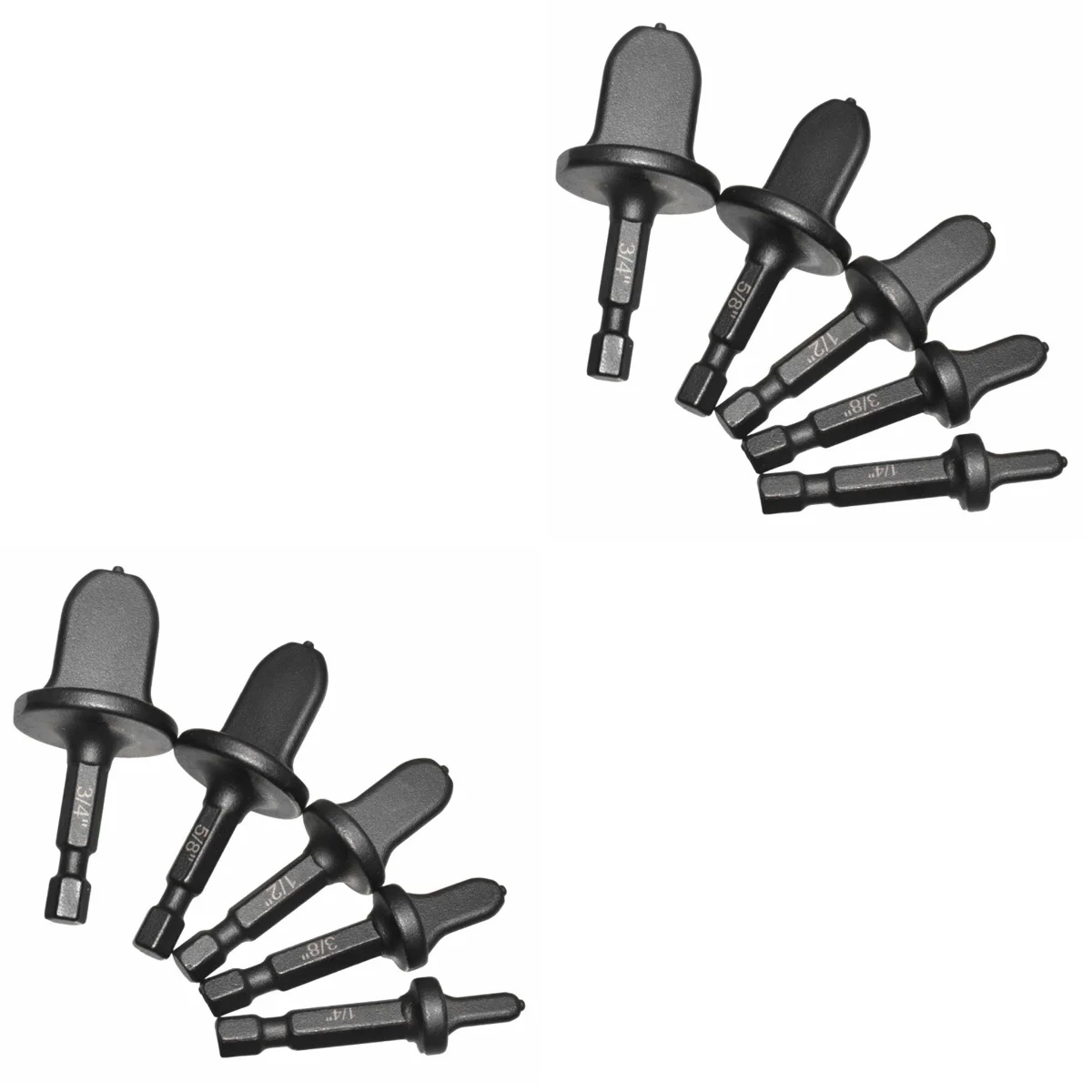

10 Pcs Copper Pipe Expander Steel Tube Bearing Drill Black Hose Plumbing Tools Bit Set Repairing