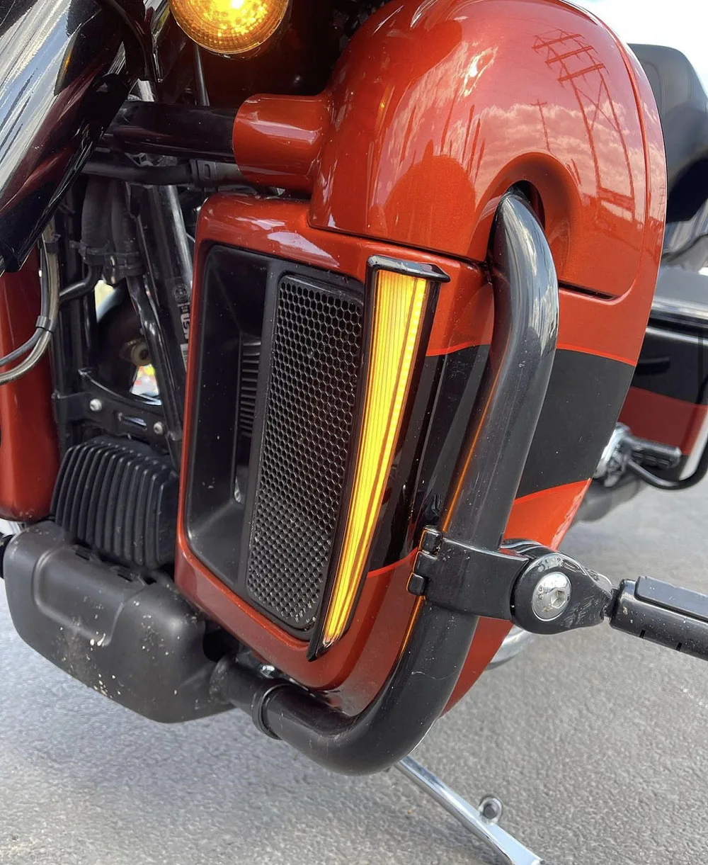 Новинка 2022 мотоциклетные НИЖНЫЕ ФОНАРИ для Harley Touring Electra Glide Ultra Classic Street FLHTCU Chrome