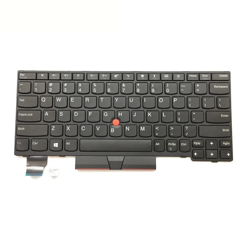 Фото Клавиатура S 01YP080 для ноутбуков Lenovo Thinkpad X280 A285 X390, английская раскладка (США) №1