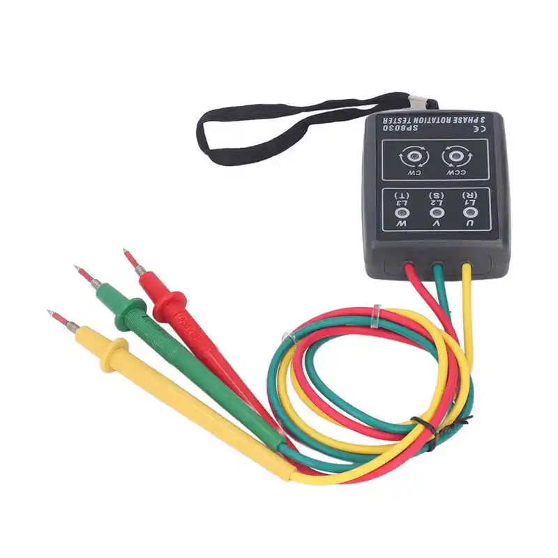 

Phase Rotation Meter Rotation Meter 5 LED Indicator for Home