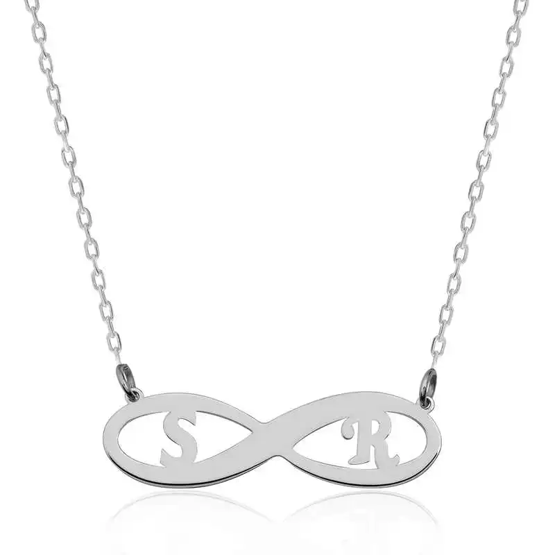 

Tevuli 925 Sterling Silver Infinity Letter Necklace