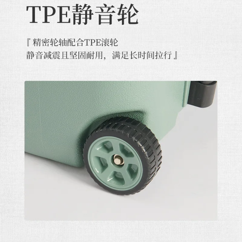 Naturehike Открытый тележечный холодильный ящик большой вместительности с морозильником для кемпинга Рефрижератор для сохранения пищи для автомобиля Ведро для льда с длительным сроком использования.