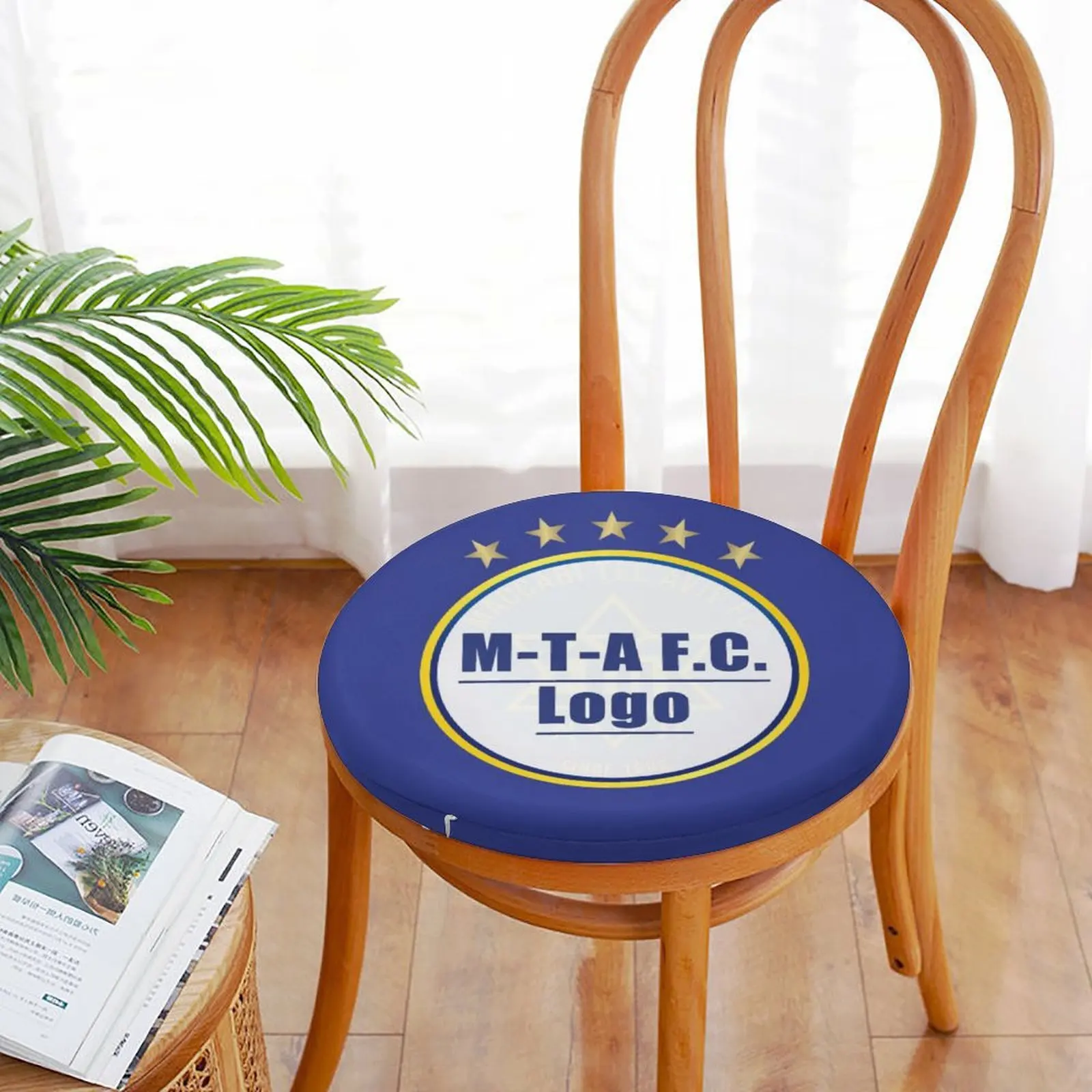 Израиль Маккаби Тель Авив Круглая подушка сиденья Медленный отскок Пена с