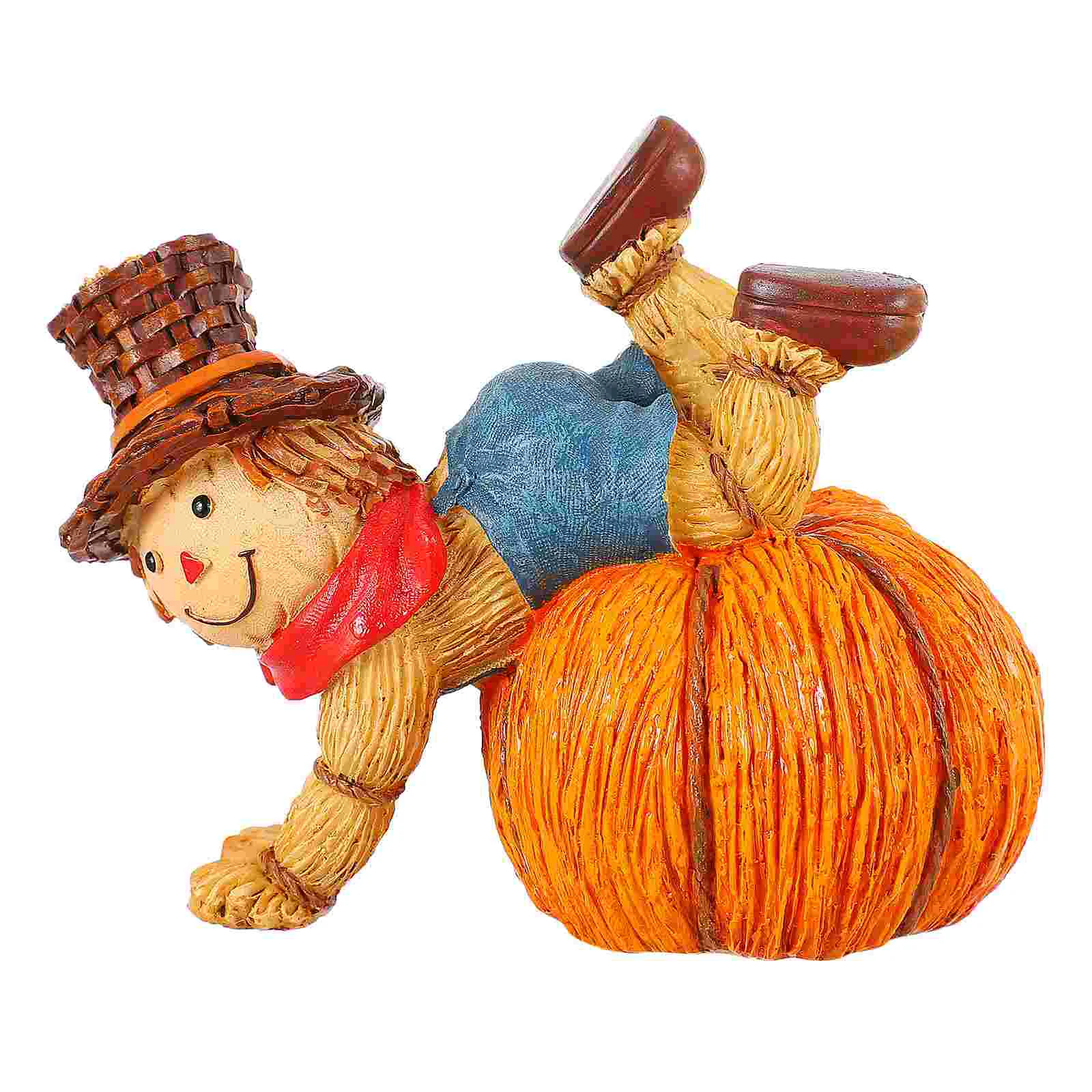 

1pc Harvest Party Decor Cartoon Scarecrow Ornaments Funny Pumpkin Party Favor