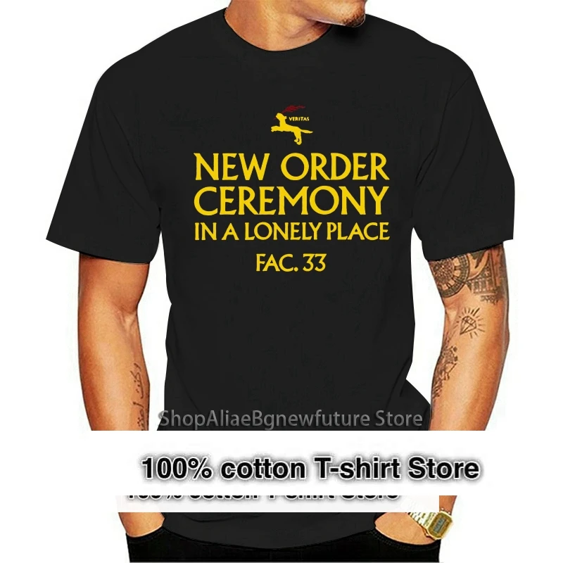

NEW ORDER Ceremony Rock Band T SHIRT S-2XL New Summer Tee Shirt