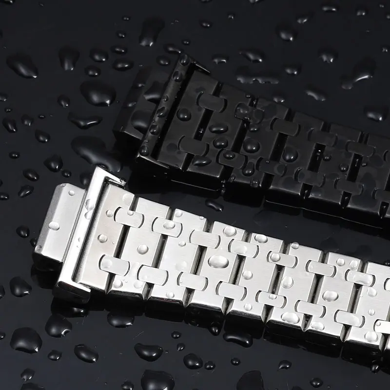 Фото Ремешок для часов из нержавеющей стали для Casio G-Shock GA-2100/GA-2110/GA-B2100/GM2100 |   Замена 16 мм |   Прочный металлический ремешок для часов №5