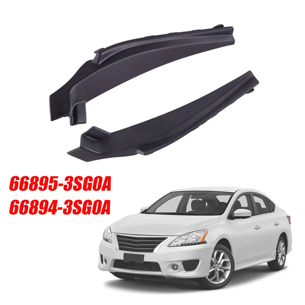 

Cowl Extension Cover Car Front Wiper Side Cowl Extension Cover Black 1Pair For Nissan Sentra 2013-2019 Exterior Parts