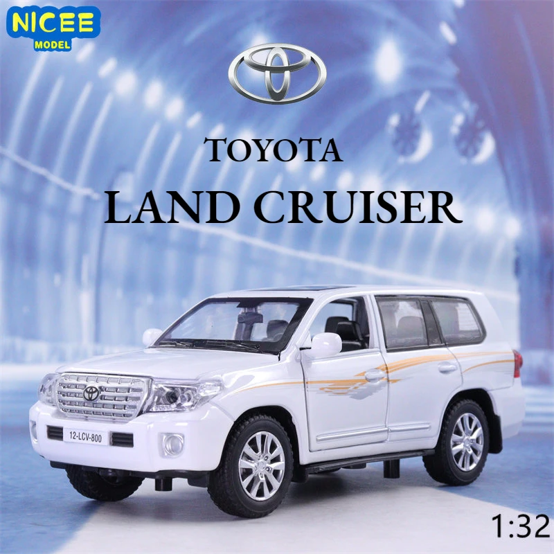 

1:32 Toyota LAND CRUISER Simulation Model For Vehicles Alloy Diecast Car Model Toys With Pull Back Children Kids F230