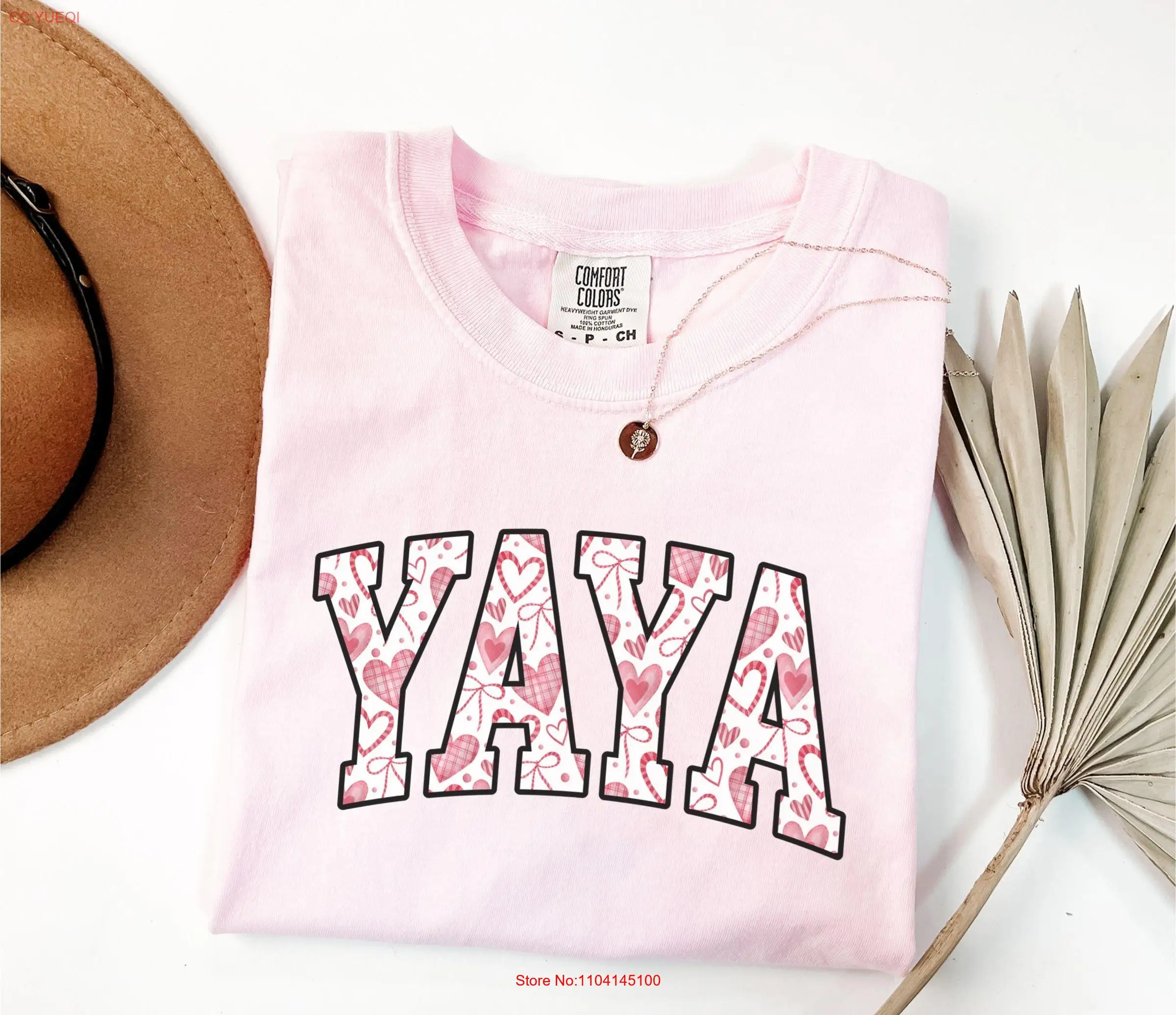 Футболка Comfort Colors Valentine Yaya на День святого Валентина для беременных с длинными или