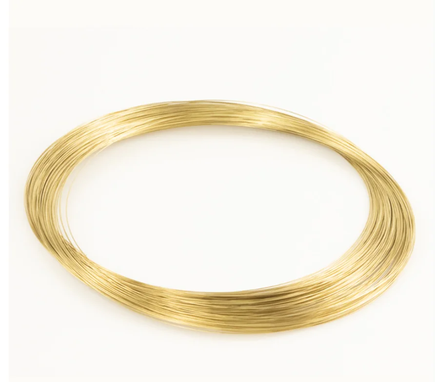 

1KG H62 Brass Wire Copper Wire Brass Bar Diameter 0.4mm-3mm Thin Round Rod Solid Cutting
