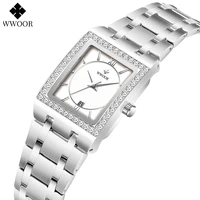 wwoor women watch diamond fashion ladies watch top luxury brand watches casual womens bracelet crystal watches relogio feminino