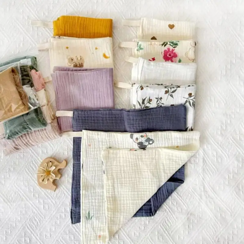 Фото Corb 5pcs Burp Cloths дышащие хлопковые детские мыть №4