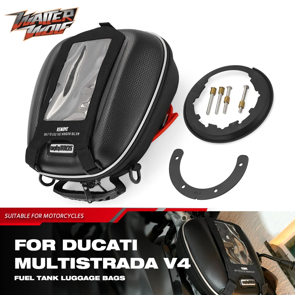 

Fuel Tank Bag For DUCATI Multistrada V4 950 1200 DVT 1260S 1260 ENDURO S Motorcycle Accessories Luggage Tanklock Waterproof Bags