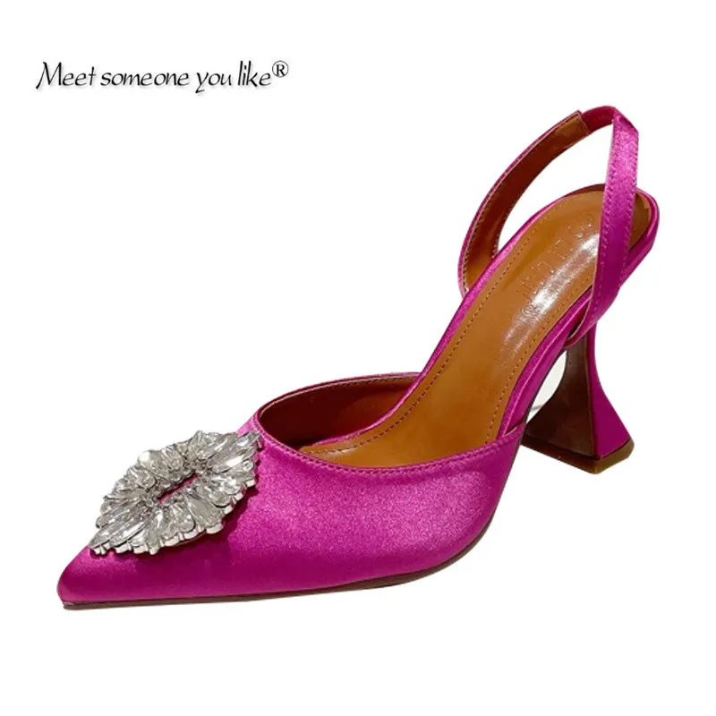 

Женские кожаные туфли на высоком каблуке, большие размеры, весна-лето, оптовая продажа, красные туфли на высоком каблуке, с острым носком, бо...