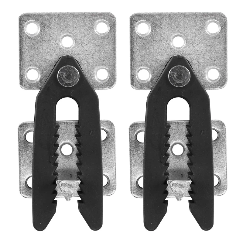 

2 Pcs Sofa Couch Sectional Furniture Connector Joint Snap Alligator Style