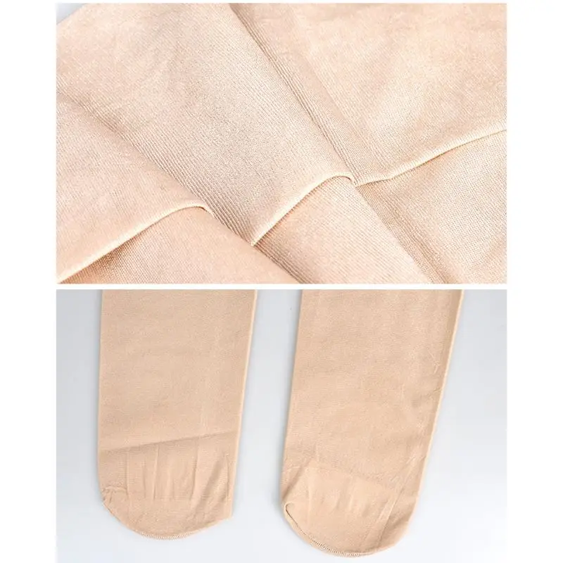 Женские плюшевые прозрачные колготки размера 60D чулки с блестками и маслом