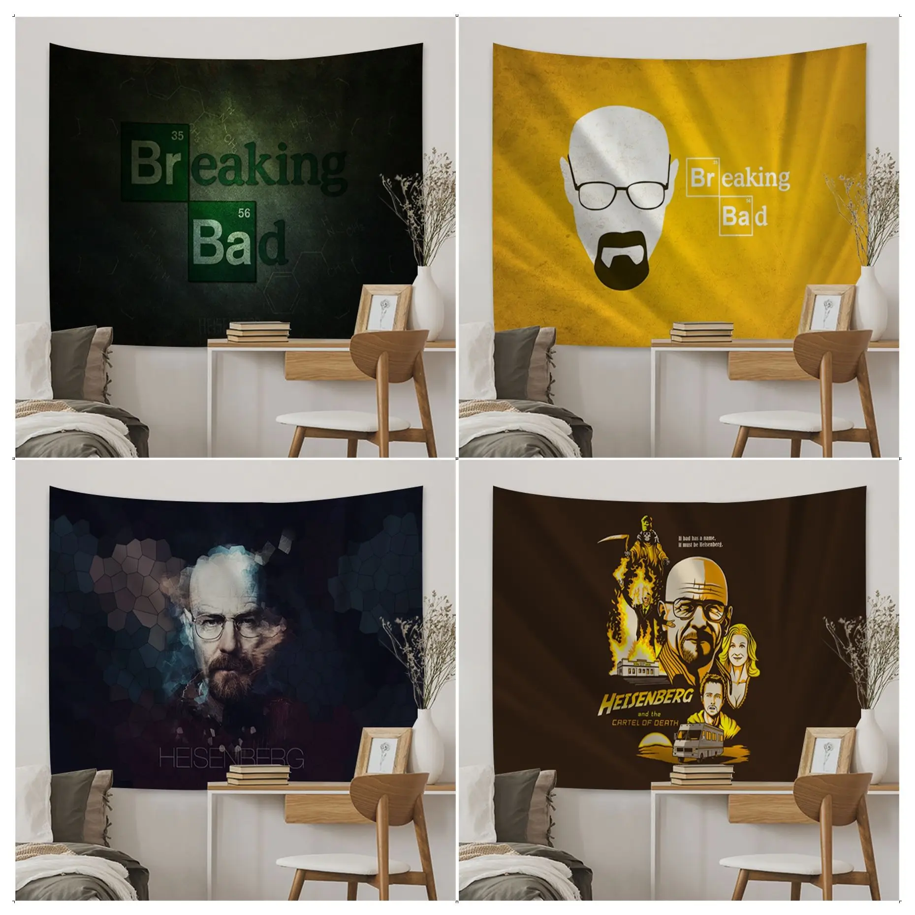 

Breaking Bad Hanging Bohemian Tapestry Art Science Fiction Room Home Decor Japanese Tapestry