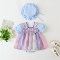 hanfu girl tang suit child dress under skirt girl dress ancient costume baby spring costume chinese traditional clothing