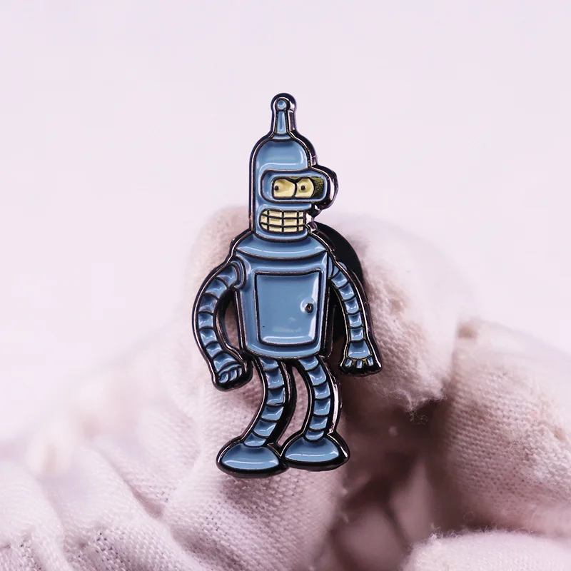 Мужская/Женская эмалированная брошь для рюкзака или Джинса |