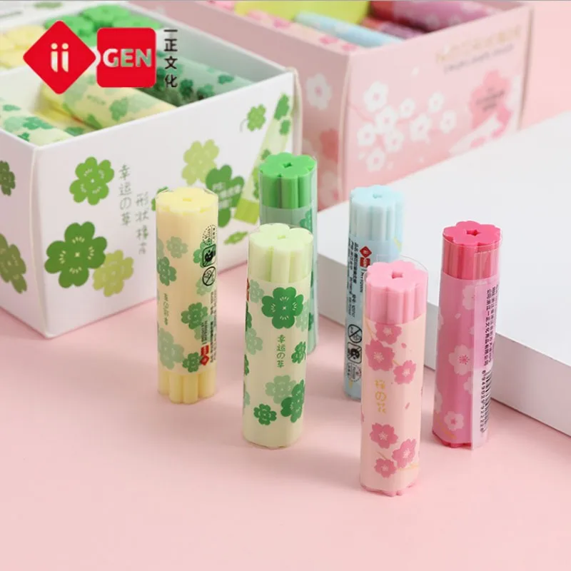 

1pcs Rubber Pencil Eraser Office for children cute stationery supplies notebooks diaries Erase text 6*1.5CM