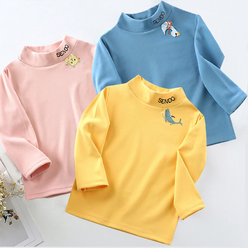 

2-10Y Striped Kids boys clothes Spring Children's T-shirt 100% Cotton Long Sleeve Male graphic t shirts Boy Children Clothes