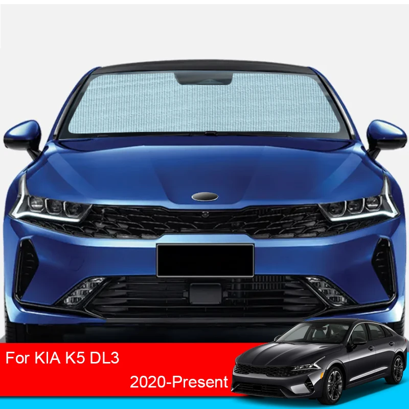 

For KIA K5 DL3 2020-2025 Car Sunshades UV Protection Windows Curtain Sun Shade Visor Front Windshield Protector Car Accessories
