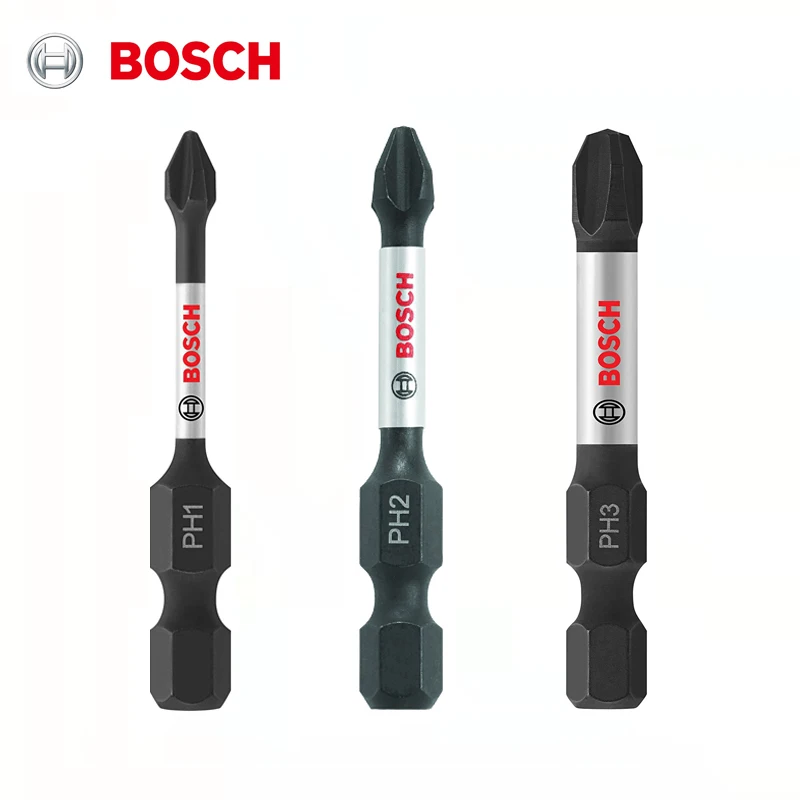 

Набор бит Bosch GO1 GO2 ударный 3 шт., PH1 PH2 PH3