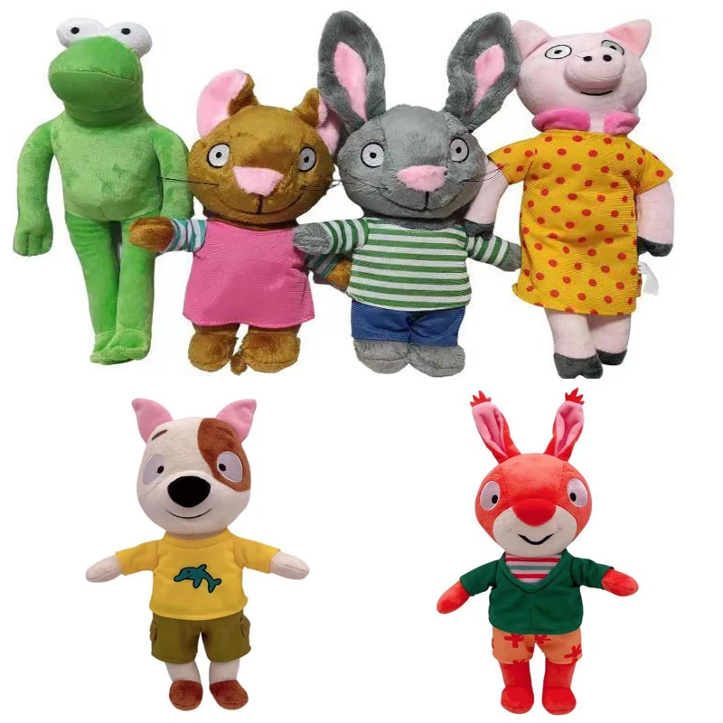 

2023 Pip and Posy плюшевые игрушки, мягкие игрушки-животные, кролик, мышь, плюшевые куклы, подарок на день рождения для детей, мальчиков и девочек